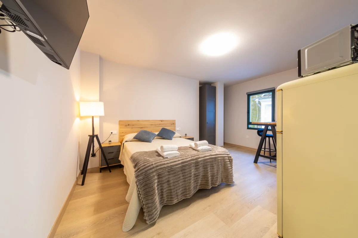 Loft 2.1 - Vista amplia de la zona de descanso